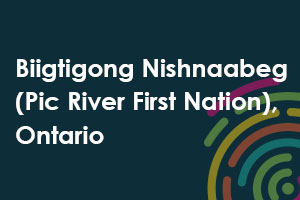 Biigtigong Nishnaabeg Pic River first Nation, Ontario icon