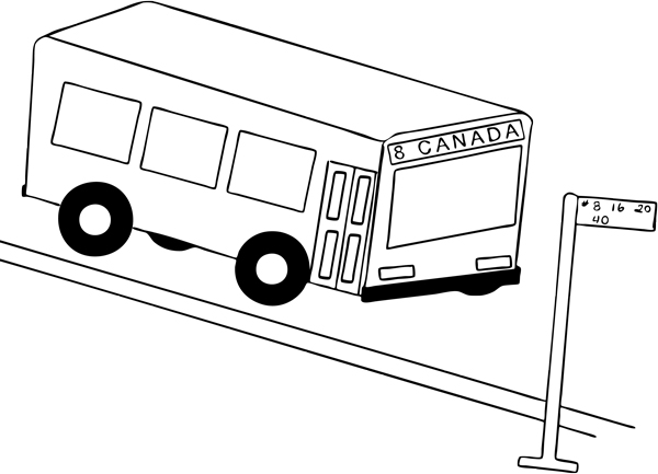Bus to be coloured