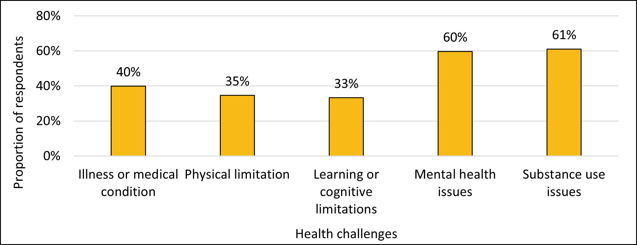 Figure 10. Health challenges