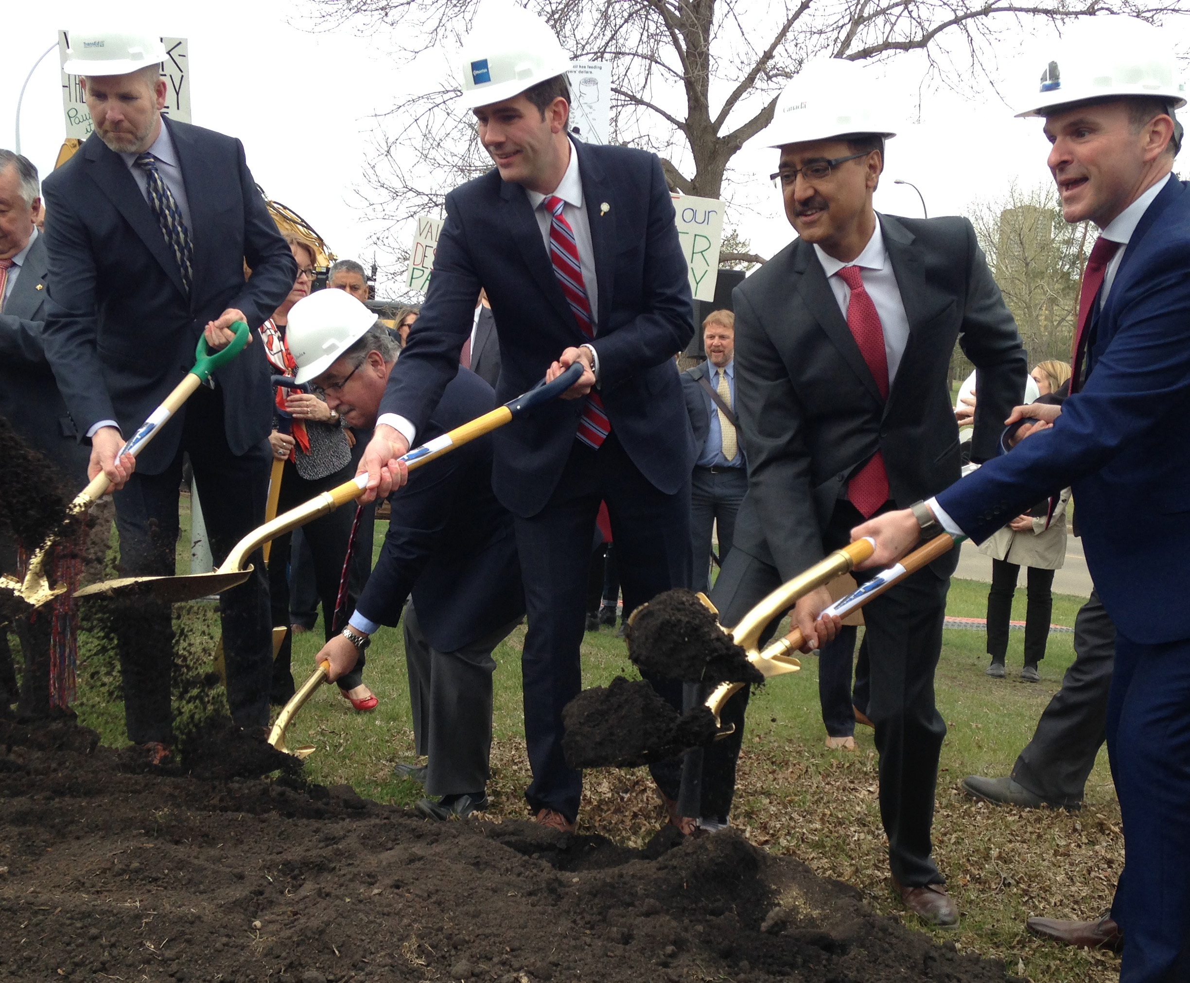 Shovels in the ground for the Edmonton Light Rail Transit expansion