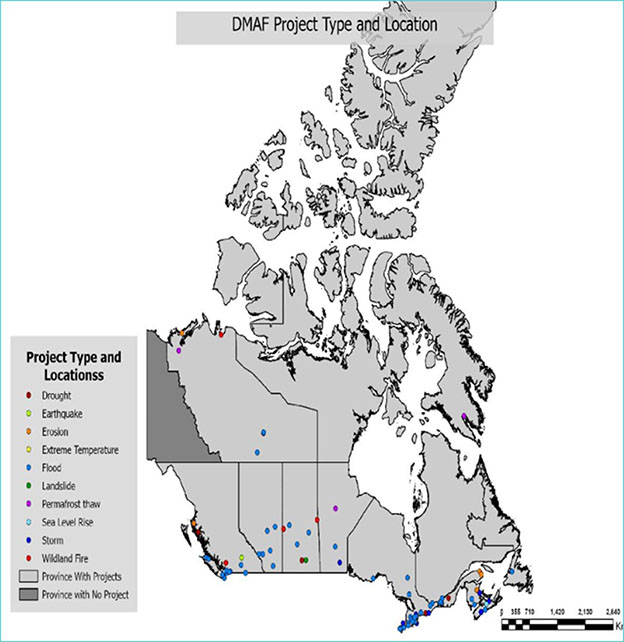 DMAF reach across Canada