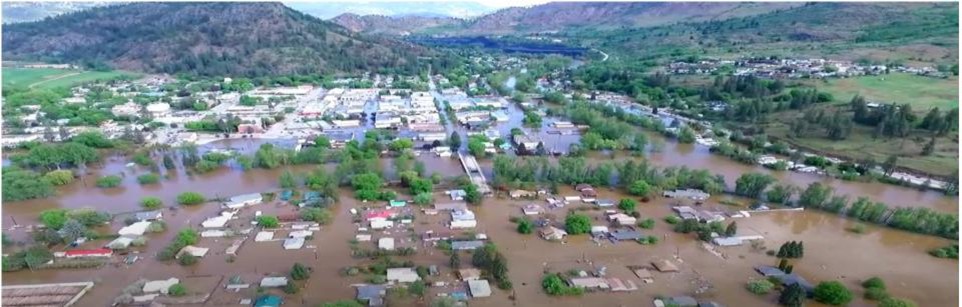 In Spring 2018, the downtown of the city of Grand Forks (BC) was flooded