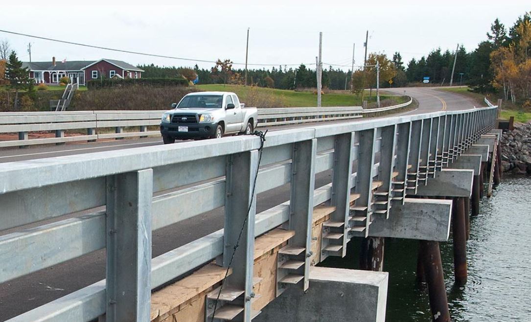 Cascumpec Bridge and Collector Roads, Alberton, Prince Edward Island