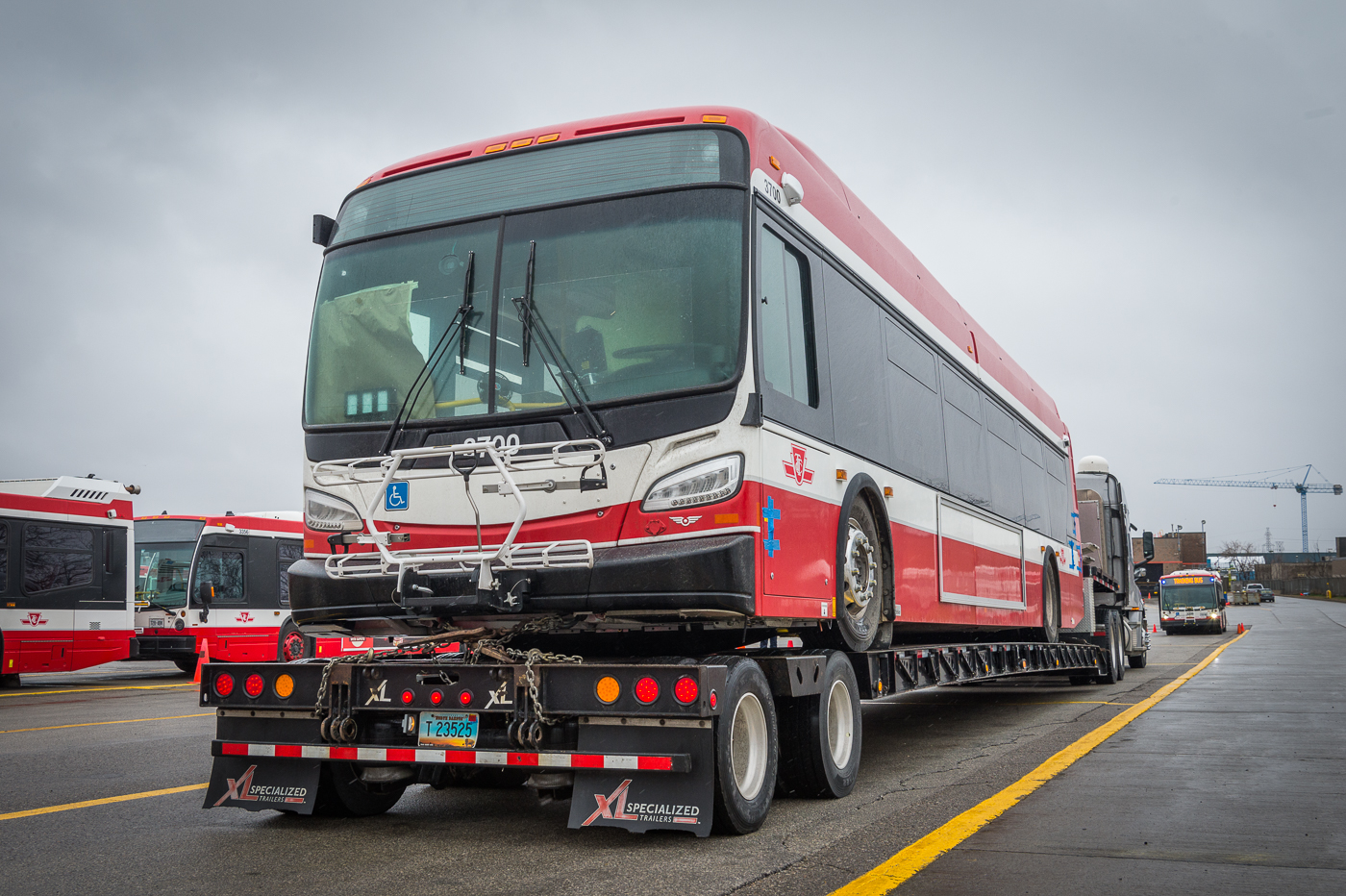 New Toronto Transit Commission bus