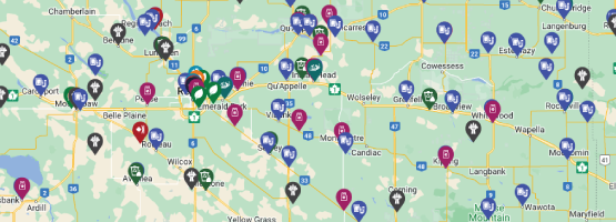 Housing, Infrastructure and Communities Canada project map